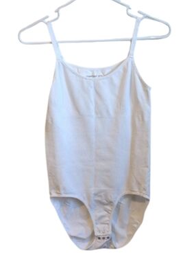 Shapermint Essentials White XL All Day Every Day Scoop Neck Bodysuit